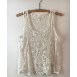 White Lace Top